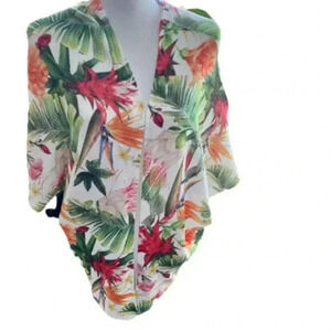NWT Luisa Ricci Tropical knit Swim Cover …